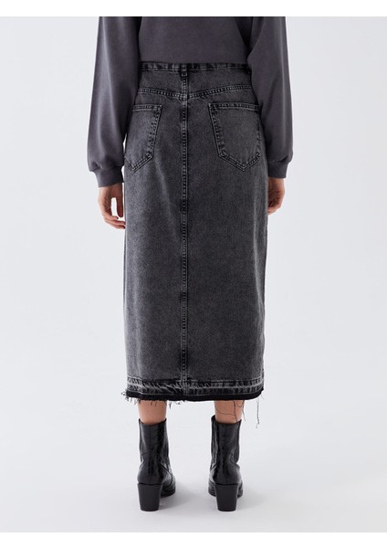 Yeni Sezon Dar Fit Kadın Jean Etek fırsatları