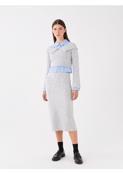 Yeni Sezon Beli Lastikli Dar Fit Kadın Etek modelleri