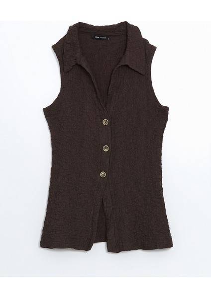 Yeni Sezon Gömlek Yaka Dokulu Kadın Bluz indirimleri