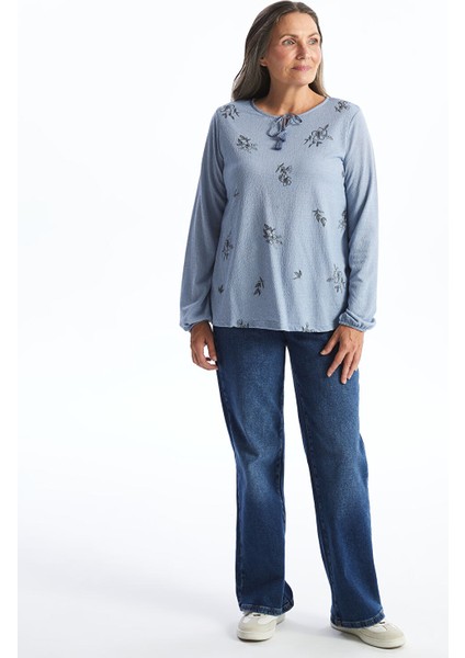 Yeni Sezon Bağlamalı Yaka Çiçekli Kadın Bluz fiyatları