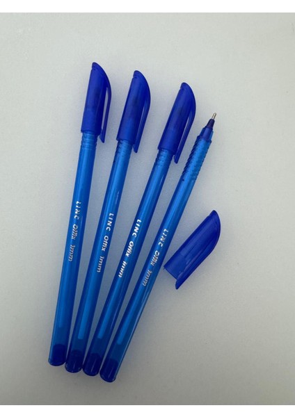 Silka Lınc Tükenmez Kalem 1 mm Mavi (4 Adet)