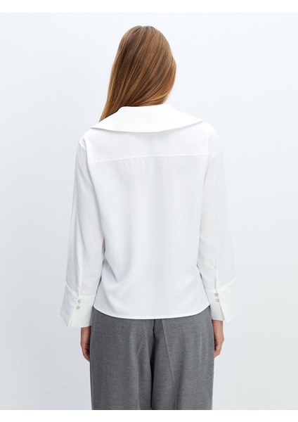 Yeni Sezon Gömlek Yaka Kadın Bluz fırsatları