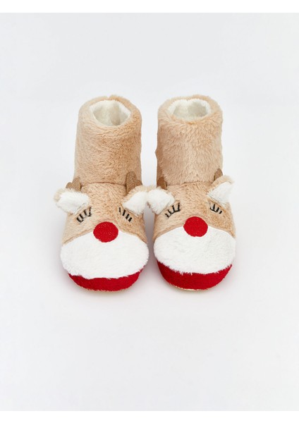 Yeni Sezon Geyik Figürlü Kadın Pelüş Ev Botu modelleri