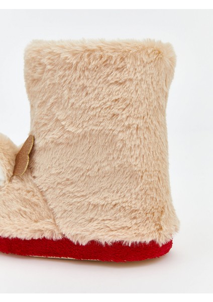 Yeni Sezon Geyik Figürlü Kadın Pelüş Ev Botu indirimleri