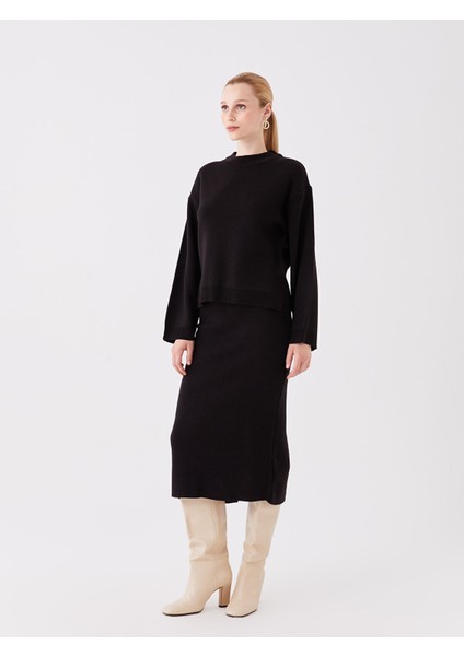 Yeni Sezon Kadın Beli Lastikli Düz Etek fiyatları