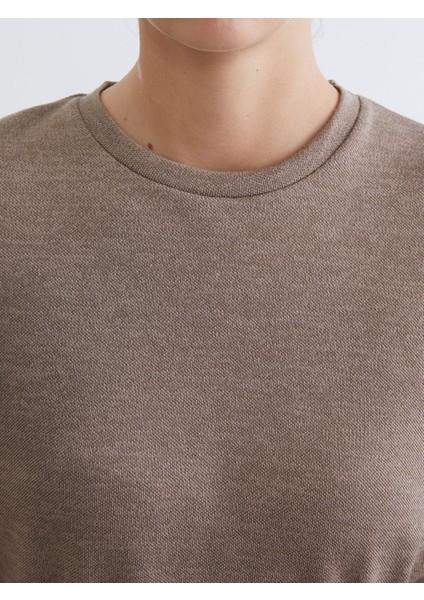 Yeni Sezon Bisiklet Yaka Beli Kemerli Bluz modelleri