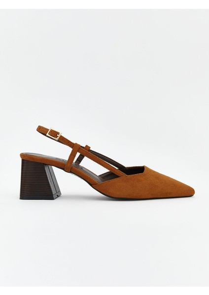 Yeni Sezon Süet Görünümlü Kadın Topuklu Ayakkabı fiyatları