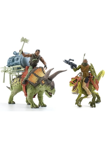 Sun-Lnr-Oyun Set Jurassıc Clash Raıder Clash Ultımate Dıno Battle