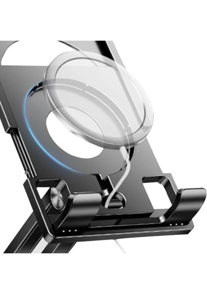 Profesyonel Açısı Ayarlanabilir Model A Sınıfı Malzeme Döner Akıllı Telefon Masaüstü Katlanabilir Cep Telefonu Telefon Tutucu TC06 modelleri