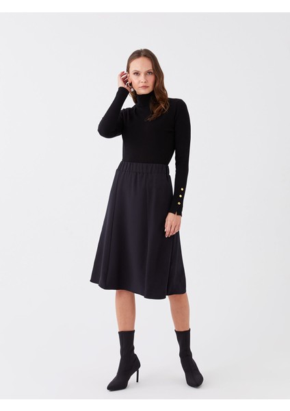 Yeni Sezon Beli Lastikli Düz A Kesim Kadın Etek fiyatları