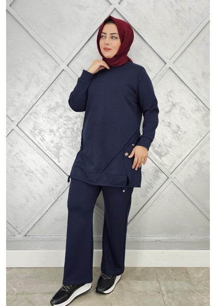 Kadın Nervür ve Aller Dikim Tesettür Takım