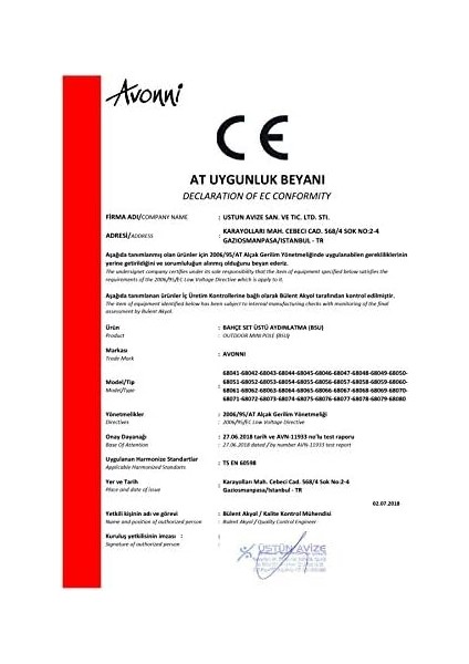 BSU-68080-M2-KOP Siyah Elektrostatik Toz Dış Mekan Aydınlatma, E27, Aluminyum, Akrilik Cam, 30CM modelleri