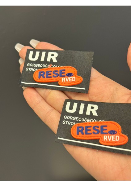 2 Adet Yazılı Arma Dikiş Aksesuarı Set 6x4 cm fiyatları