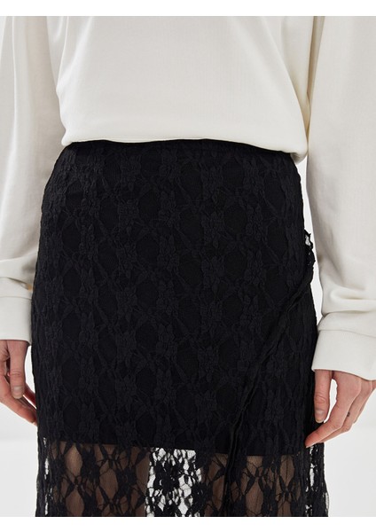 Yeni Sezon Beli Lastikli Desenli Kadın Etek fırsatları