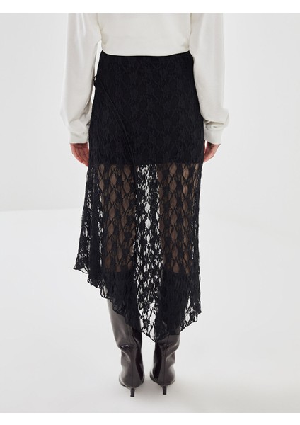 Yeni Sezon Beli Lastikli Desenli Kadın Etek indirimleri