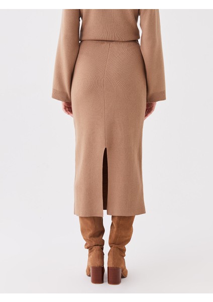 Yeni Sezon Kadın Beli Lastikli Düz Etek indirimleri