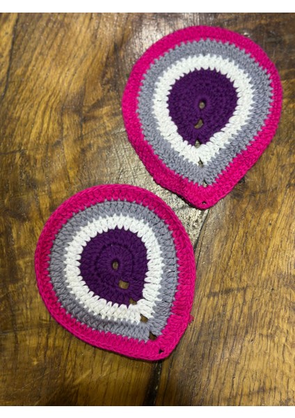 2 Adet Triko Göz Arma Dikiş Aplike Set 16X12 cm