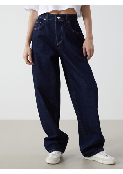 Yeni Sezon Baggy Fit Kadın Jean Pantolon fiyatları