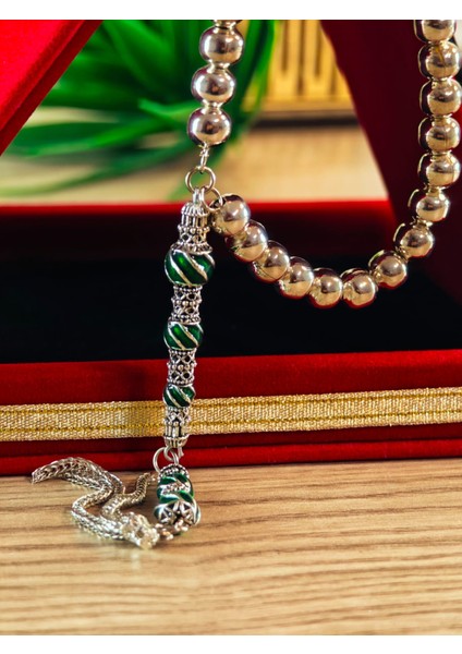 Gümüş Kaplama Tesbih Renk Atmayan Bir Üründür Özel Imamelidir.