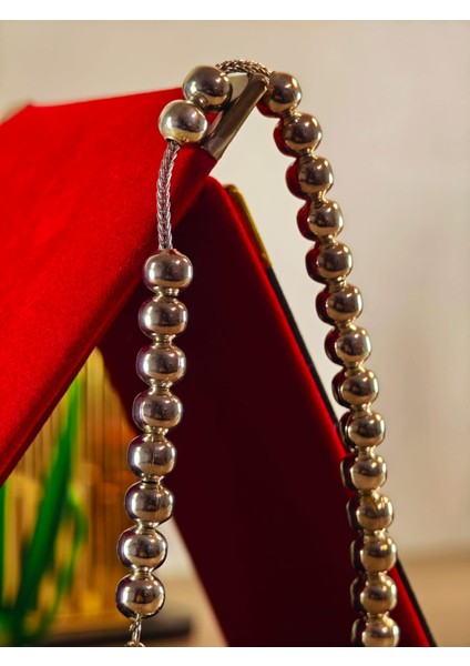 Gümüş Kaplama Tesbih Renk Atmayan Bir Üründür Özel Imamelidir.