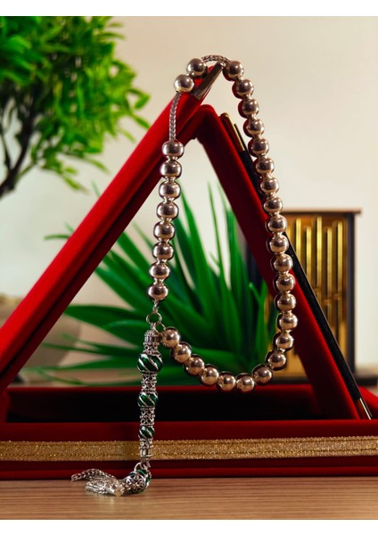 Gümüş Kaplama Tesbih Renk Atmayan Bir Üründür Özel Imamelidir.