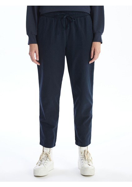 Yeni Sezon Beli Lastikli Düz Gabardin Kadın Pantolon fiyatları