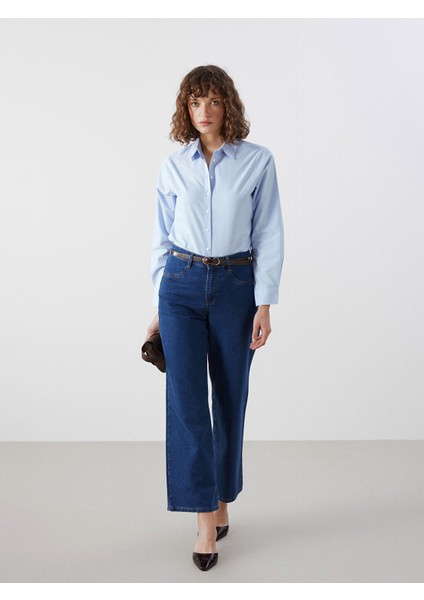 Yeni Sezon Wideleg Kadın Jean Pantolon