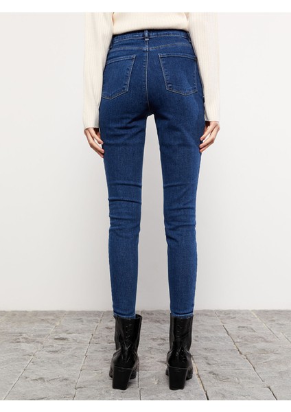 Yeni Sezon Yüksek Bel Jüpiter Süper Skinny Fit Kadın Jean Pantolon indirimleri