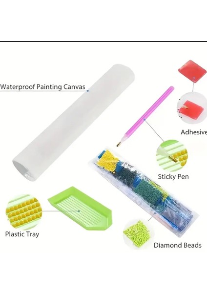 5 D Kendin Yap Elmas Mozaik Tablo 30 cm x 40 cm fırsatları