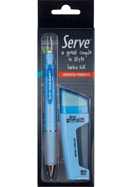 Dble-Deep Mekanik Kurşun 07 Gok Mavi-2&apos;li Bls