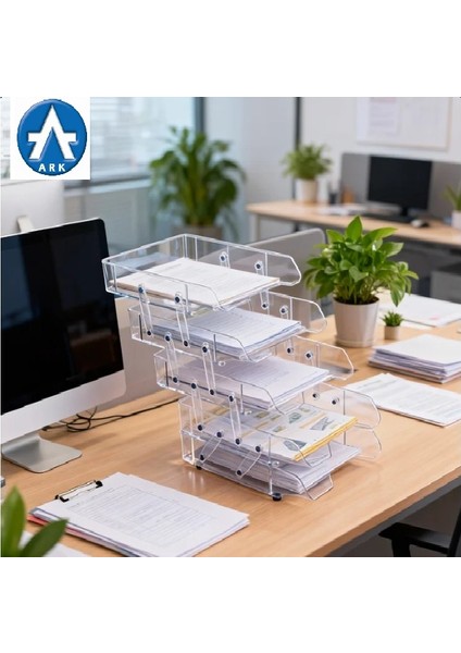 5 Katlı Şeffaf Hareketli Evrak Rafı fiyatları