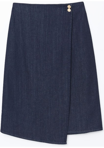 Yeni Sezon Standart Fit Kadın Jean Etek indirimleri