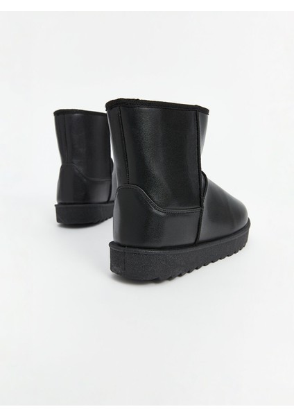 Yeni Sezon Deri Görünümlü Kadın Kar Botu indirimleri