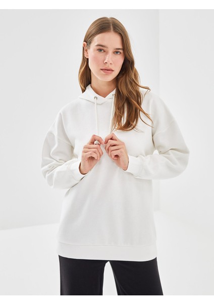 Yeni Sezon Kapüşonlu Kadın Kalın Sweatshirt Tunik