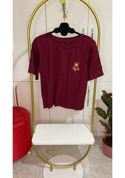 Ayıcıklı Kısa Boy Tişört Kısa Kollu Penye fiyatları