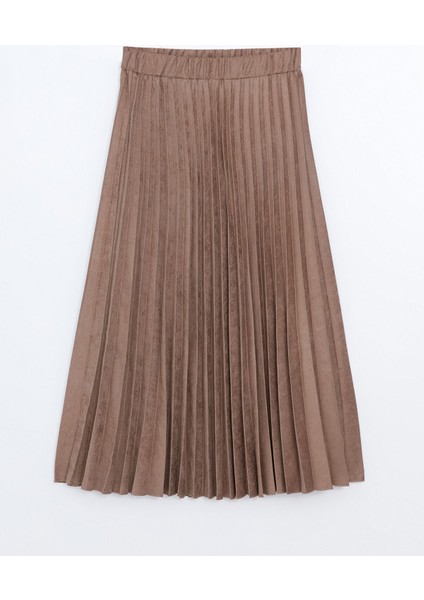 Yeni Sezon Beli Lastikli Pileli Kadın Etek indirimleri