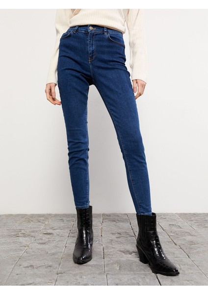 Yeni Sezon Yüksek Bel Jüpiter Süper Skinny Fit Kadın Jean Pantolon fırsatları