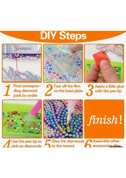 5 D 15X15 cm 4 Lü Elmas Boyama Seti Kendin Yap Tabak/bardak Altlığı fırsatları