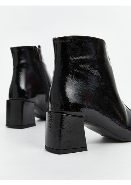 Yeni Sezon Deri Görünümlü Kadın Topuklu Bot fırsatları
