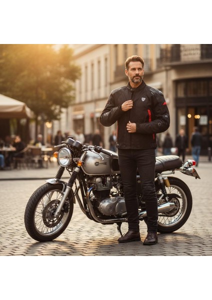 Yeni 4 Mevsim Mont Hörgüçlü 195 Gp Knight Kırmızı fiyatları