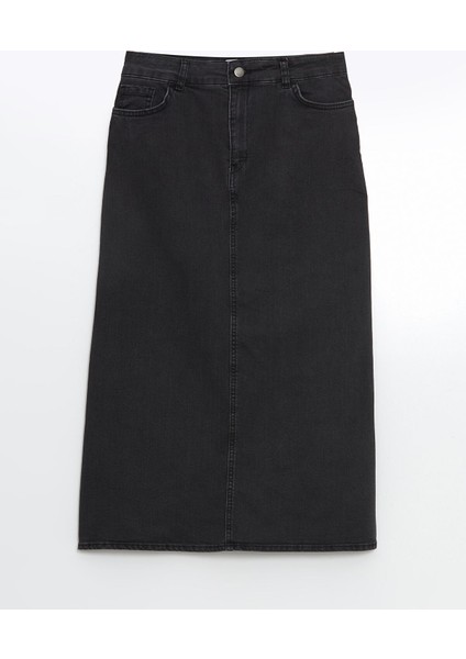 Yeni Sezon Standart Fit Kadın Jean Etek indirimleri