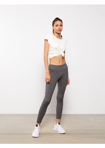 Yeni Sezon Kadın Beli Lastikli Düz Spor Tayt fiyatları