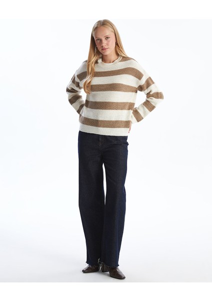 Yeni Sezon Bisiklet Yaka Renk Bloklu Kadın Triko Kazak fiyatları