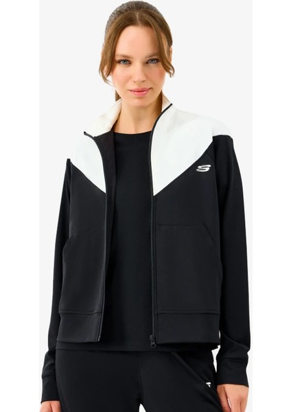 Micro Collection Colorblock Suit Kadın Siyah Eşofman Takımı