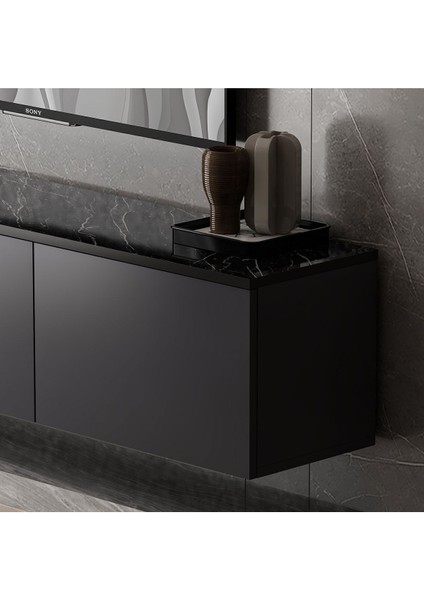 Neon Duvara Monte 3 Kapaklı TV Sehpası – 160 cm – Minimal Tasarım modelleri