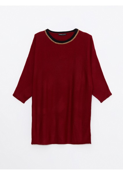 Yeni Sezon Bisiklet Yaka Düz Uzun Kollu Kadın Triko Kazak indirimleri