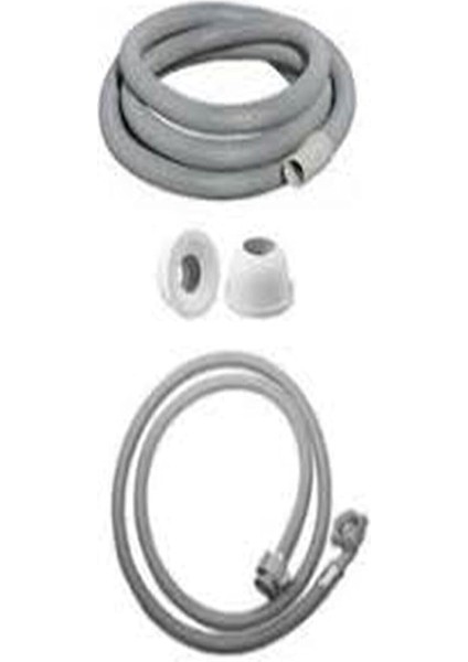 Çamaşir ve Bulaşik Makinasi Pis Su ve Temiz Su Hortumu Takimi 2 Metre