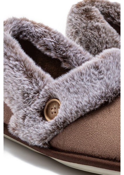 Niki Kadın Ev Ayakkabısı Kahverengi 37/41 modelleri