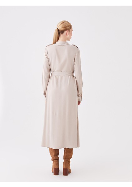 Yeni Sezon Düz Uzun Kollu Kadın Gömlek Elbise indirimleri