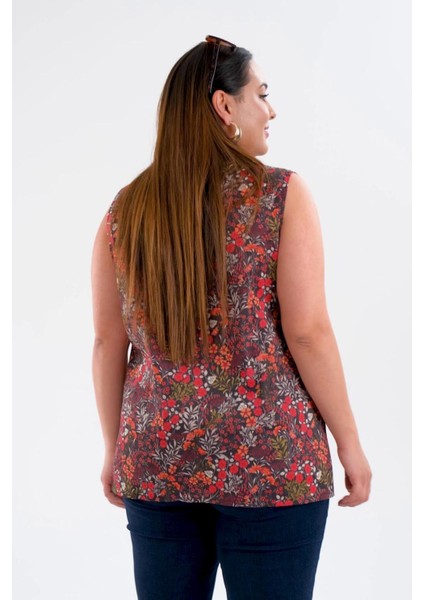 Kadın Büyük Beden Kolsuz Siyah Gömlek fırsatları